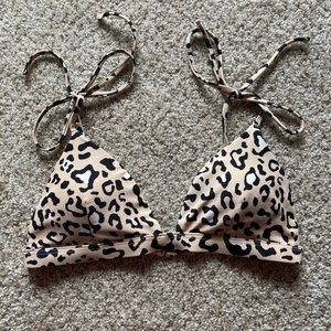 Hollister Cheetah Bikini Top